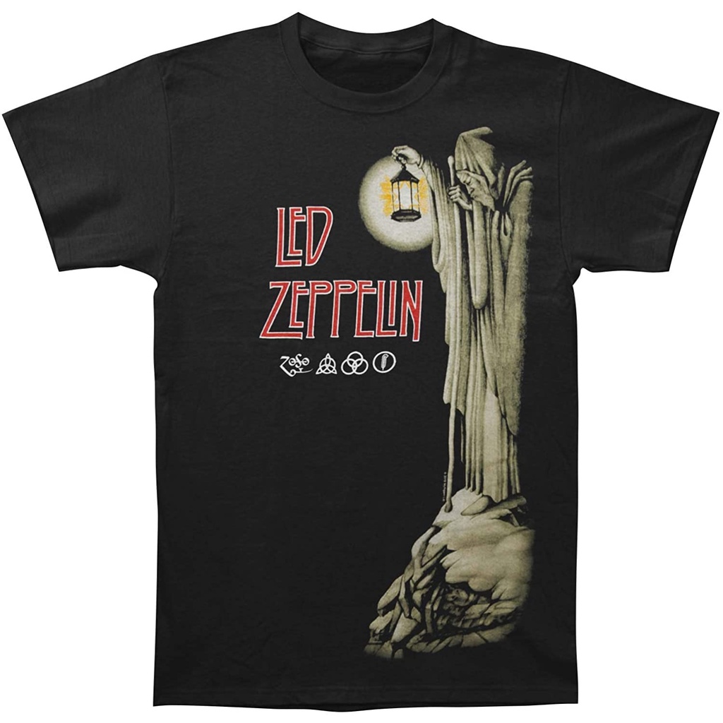 Kaos Band Led Zeppelin Hermit Vintage Retro - T-Shirt Reguler & Boxy Unisex Baju band Merchandise