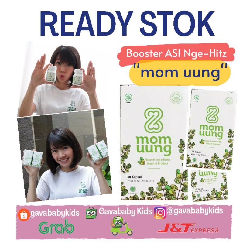 Jual Asi Booster Mom Uung Pelancar Asi 30 Kapsul Bpom Halal Herbal