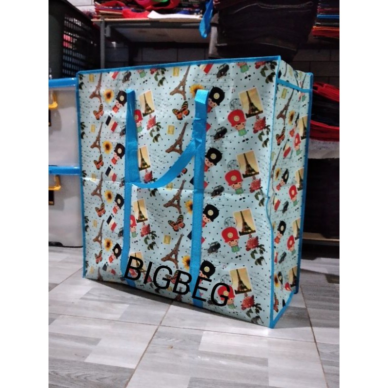 Tas Laundry Belanja Karung Plastik Super Jumbo XXL (70x30x70)Tas Belanja Besar