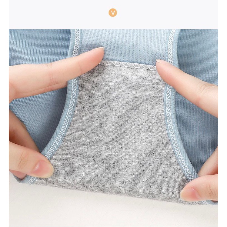 [ LINGERIE MASTER ] - (C-19) Celana Dalam Wanita Underwear Cewek Polos list hitam Celana Dalam Korea Bahan Katun-6