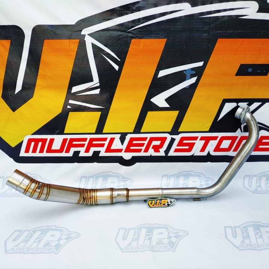 Leher Knalpot Racing Untuk Motor YAMAHA VIXION OLD - NEW VIXION Semi Stainless