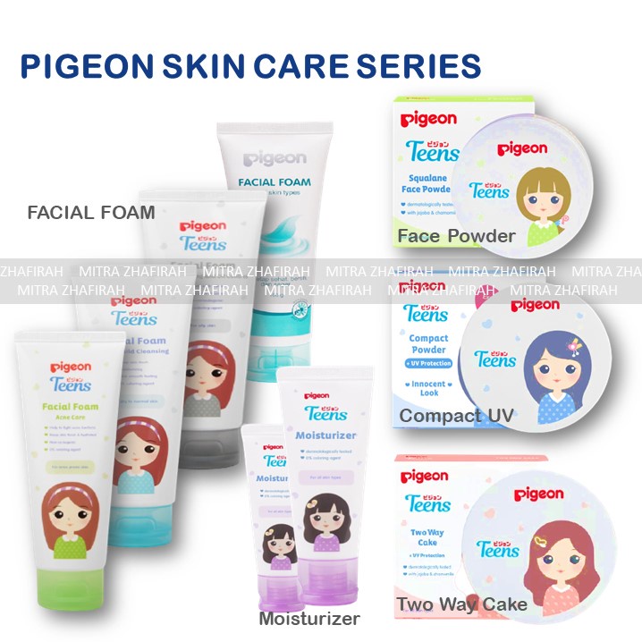 ✅MZ✅ Sabun Cuci Muka Remaja KULIT SENSITIF PIGEON - Bedak REMAJA Pigeon Bedak Padat Remaja dengan Kulit Sensitif - Pelembab Wajah PIGEON PIGEON Teens Moisturizer