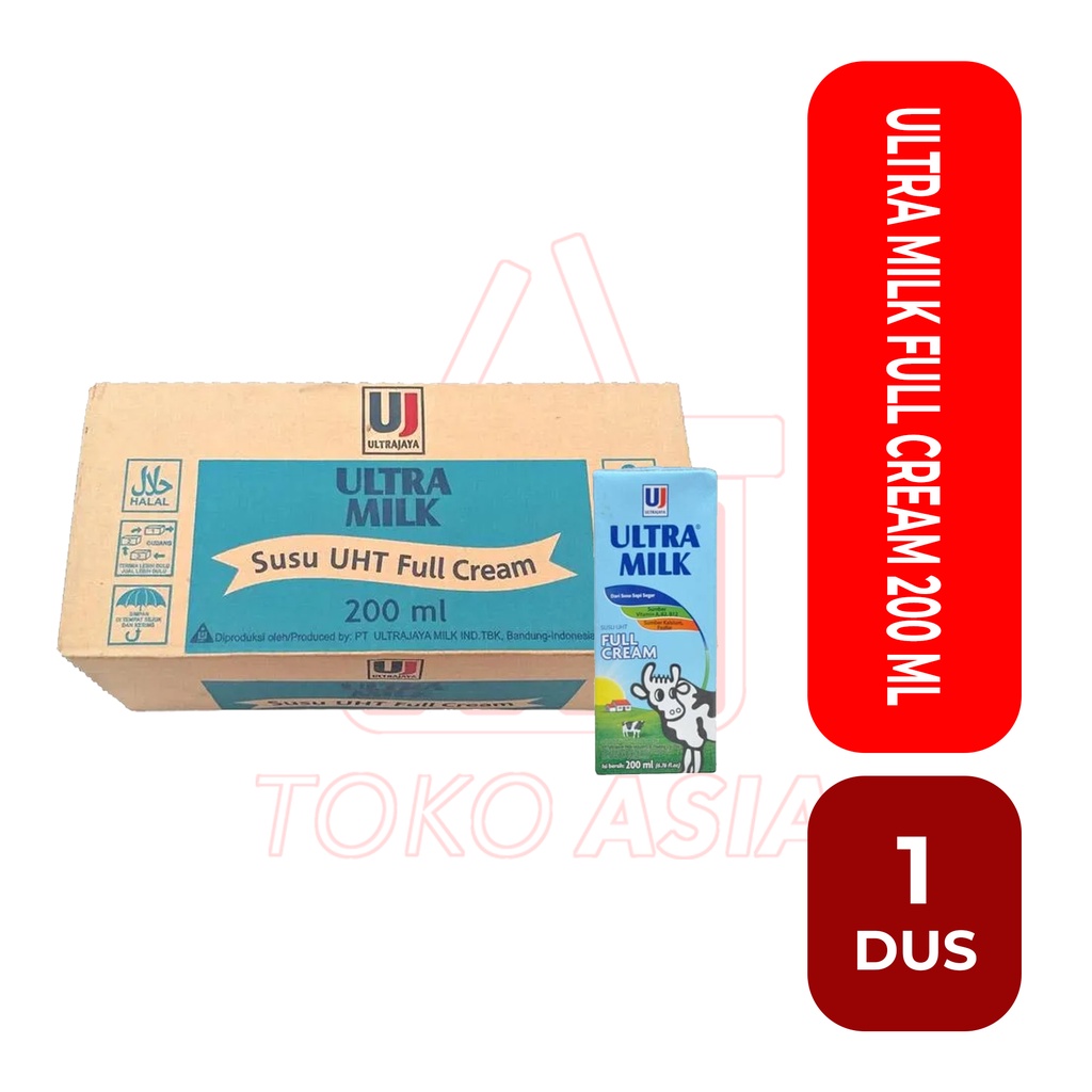 

ULTRA MILK FULL CREAM 1 DUS (24X200ML)