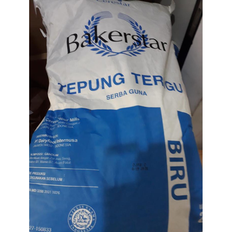 

Sale!! Tepung Terigu Serbaguna Bakerstar 25Kg Terbaru