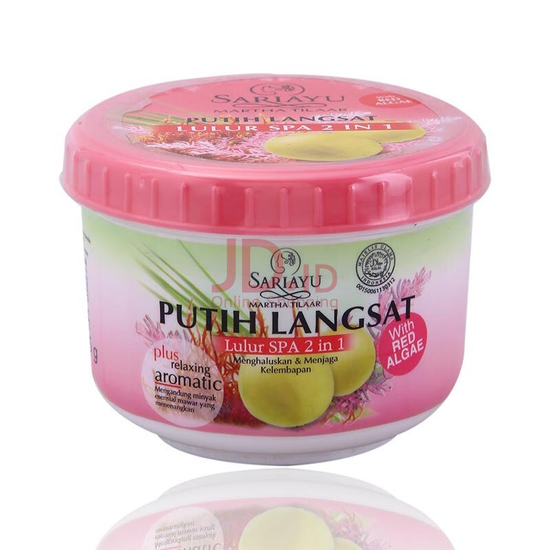 SARIAYU Putih Langsat Red Algae Lulur Spa 2 in 1 175gr