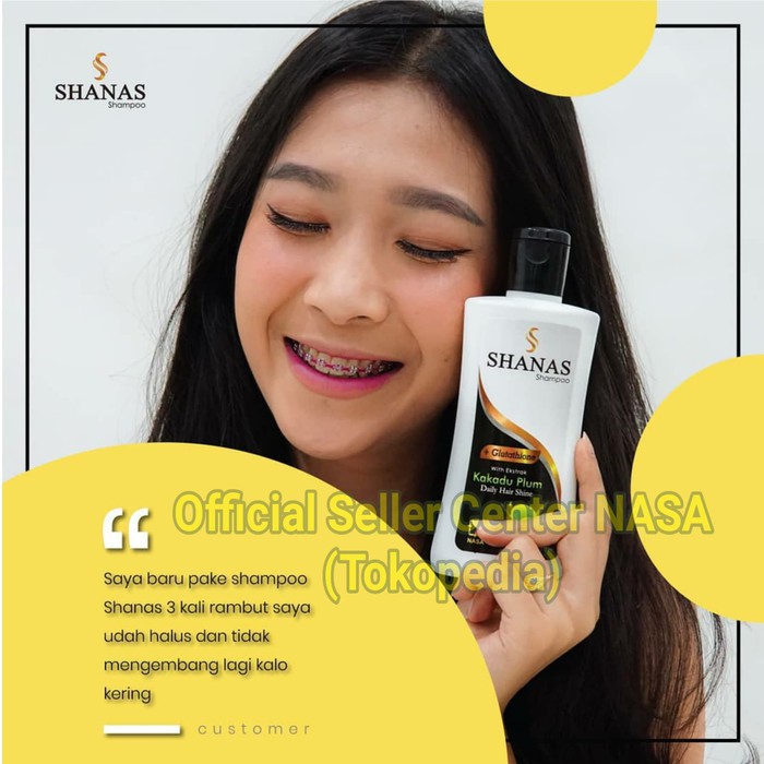 Shanas Shampo Anti Kutu Ketombe Rontok Sampo Original NASA