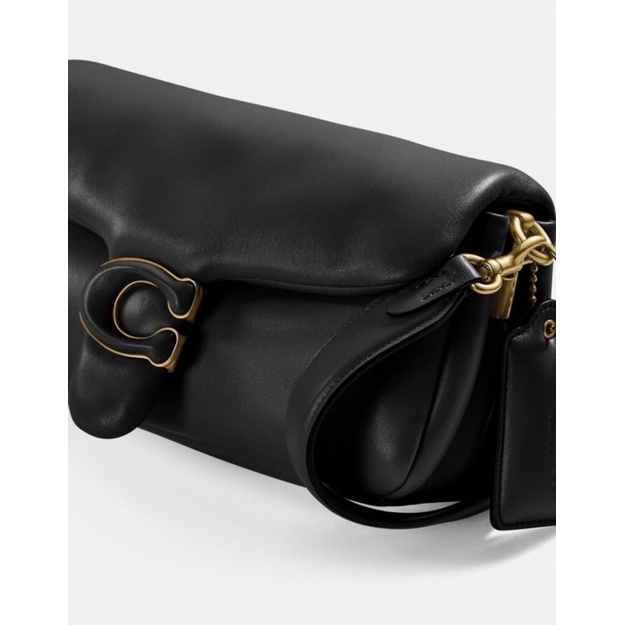 Tas Coach Tabby Pillow Shoulder Bag 26 Black ORI MURAH