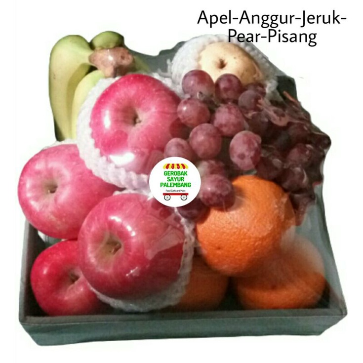 Parcel Buah Box Vinyl - Gerobak Sayur Palembang