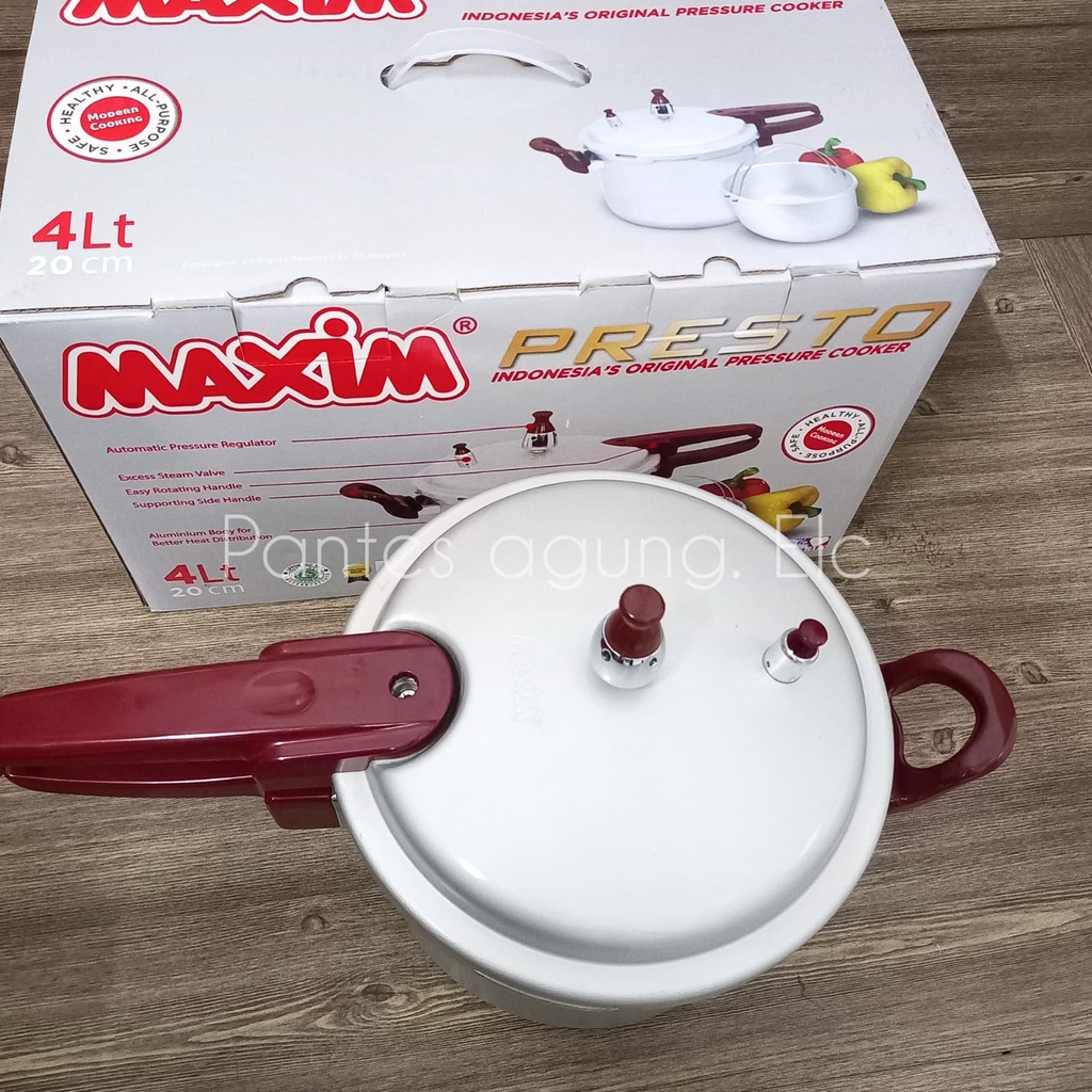 Maxim Panci Presto 20 Cm 4 Liter / Pressure Cooker