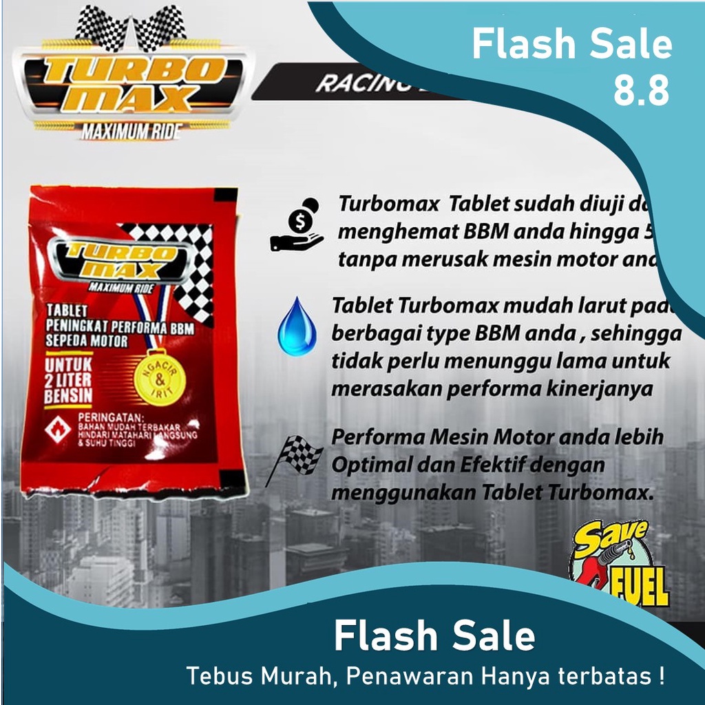 PENGHEMAT PENINGKAT BBM BENSIN MOTOR HINGGA 50% / Peningkat Oktan Booster Mobil Diesel - Turbomax