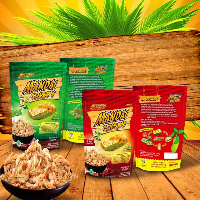 

Mandai Crispy Original dan Pedas 50gram