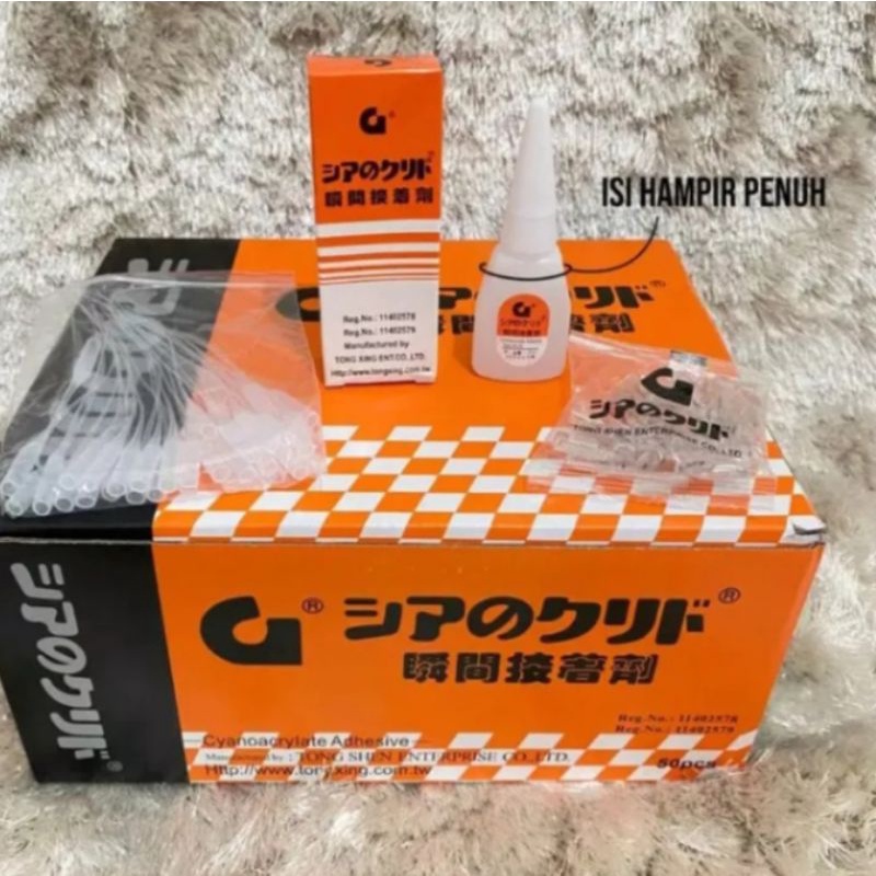 

lem korea orginal, isi hampir penuh,. 1 box isi 50 pcs beserta selang dan tutupnya