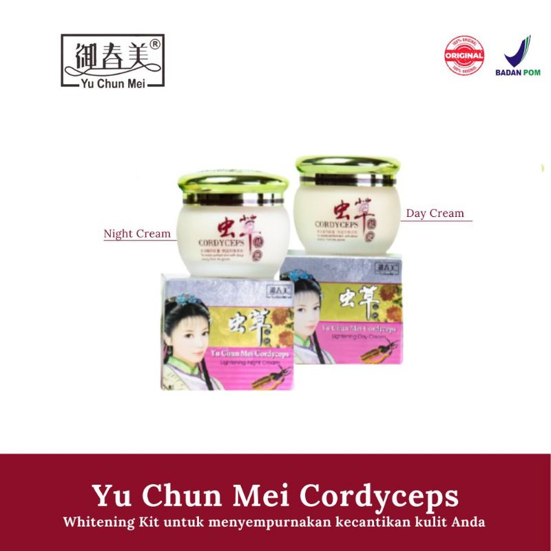 Yu Chun Mei / Cream Cordyseps 30gr / Cream Cordy BPOM NO MERCURY