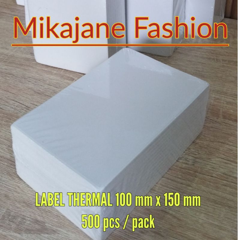 

Sticker Label Thermal 100 x 150 mm isi 500 pcs per pack