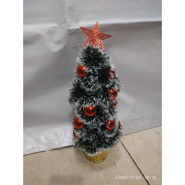 pohon natal salju 50cm