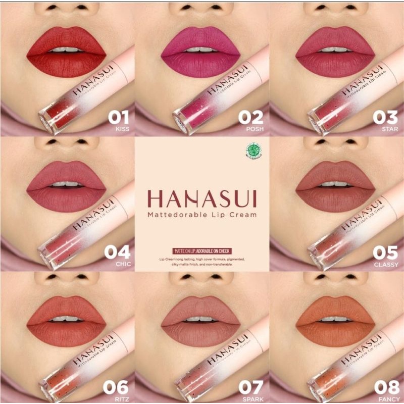 lipstik matte hanasui
