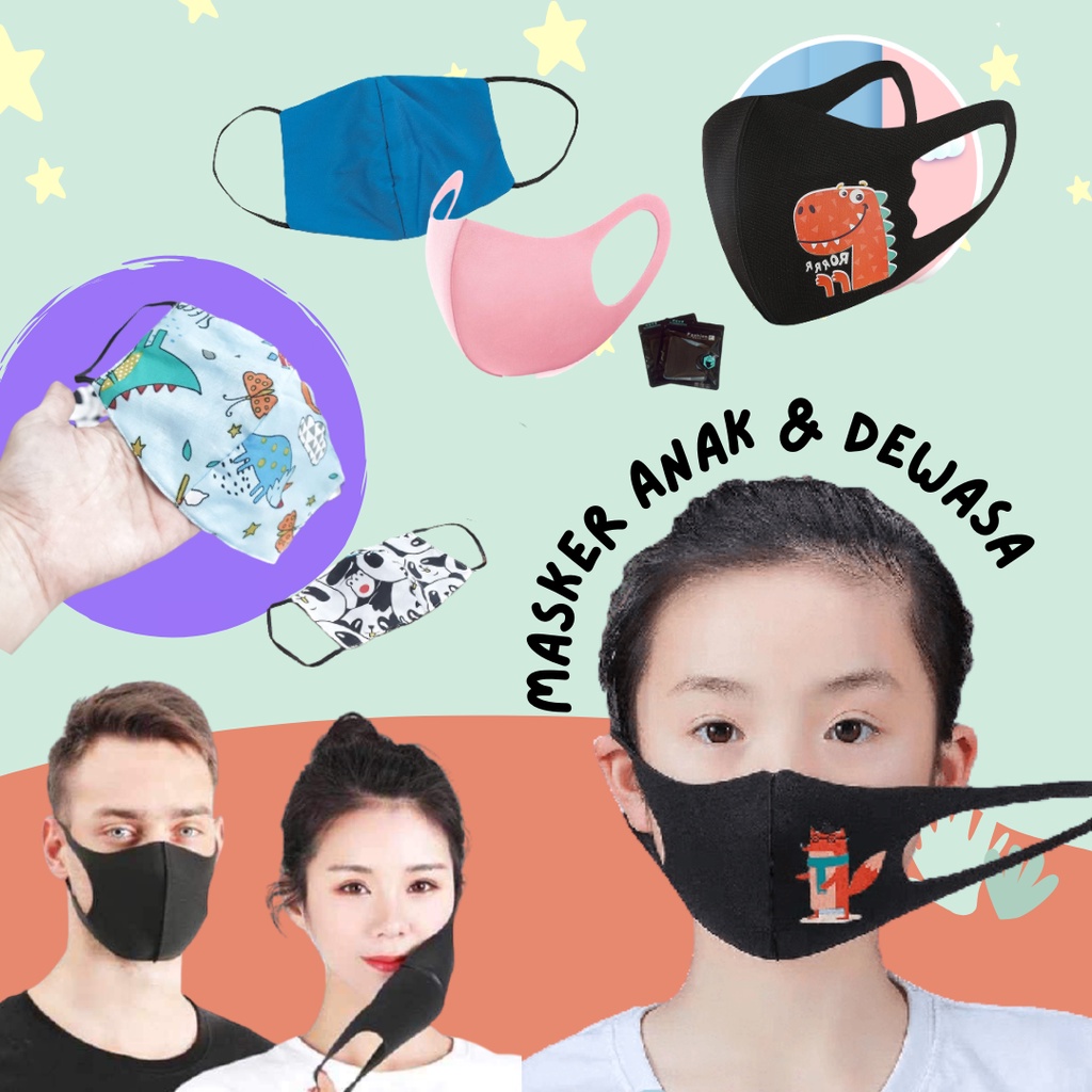 littlekiddoss | Masker Anak Import | Masker Dewasa | Masker scuba | Masker Kain