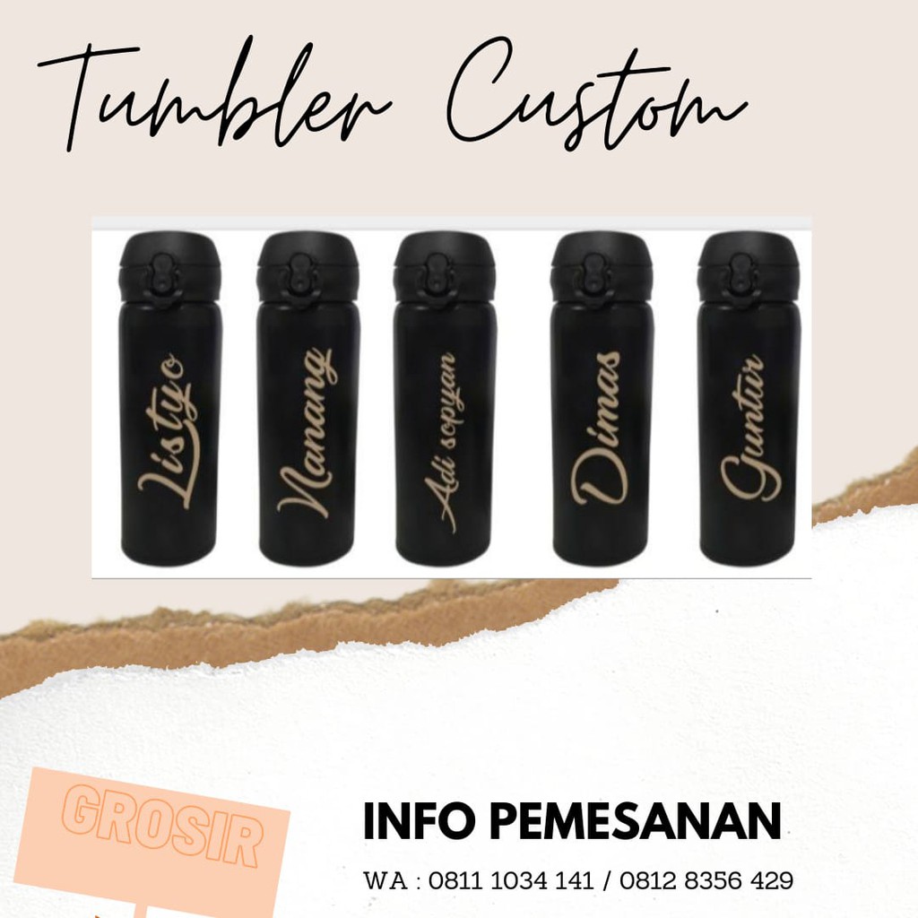 Tumbler Custom/ Tumbler Niagara/ Tumbler Grosir/ Thermos
