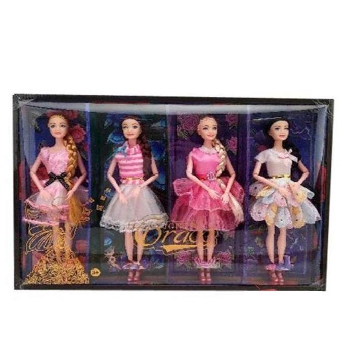 

------] Mainan anak perempuan: boneka barbie 4 in 1