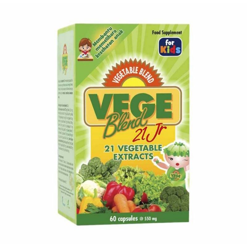 Vegeblend 21 Junior 60 Kapsul