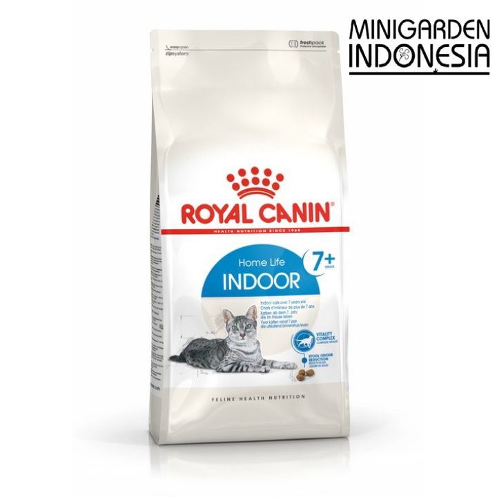 ROYAL CANIN INDOOR 7+ 1.5KG DRYFOOD  catfood makanan kucing home life indoor 7 tahun keatas 1,5 kg