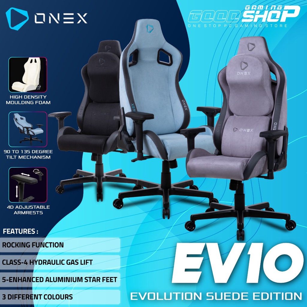 ONEX EV12 EVOLUTION SUEDE EDITION KURSI GAMING CHAIR