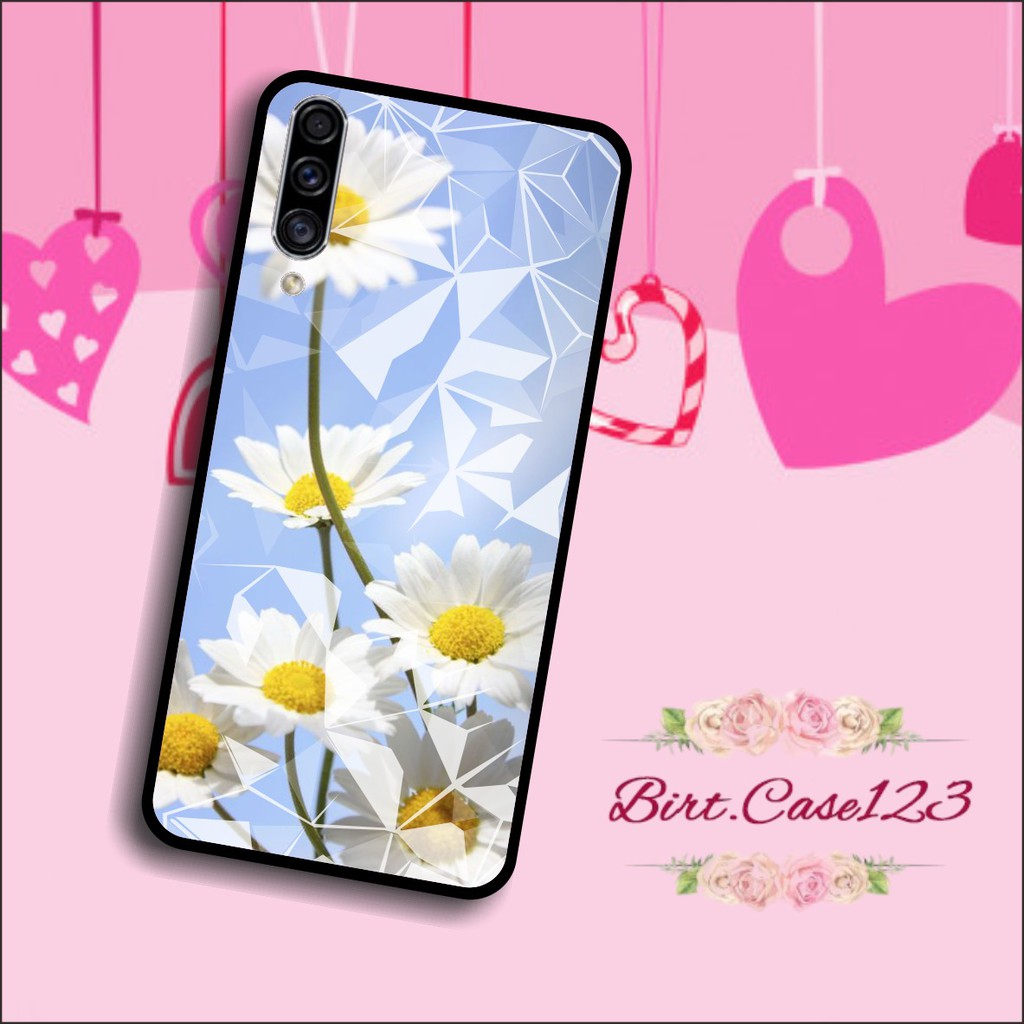 softcase diamond gambar DAISY WHITE FLOWER Realme C1 C2 C3 U1 2 2 Pro 3 Pro 5 5i 5s Pro 6 Pro BC269