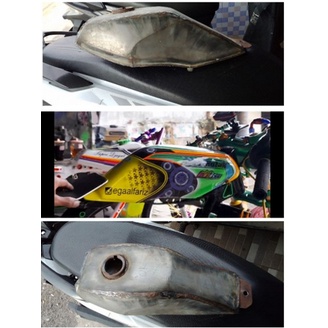 TANGKI DRAG 201M 500M MODEL SLIM TANGKI MINI HEREX TANGKI BALAP FRAME GL CB MP TIGER