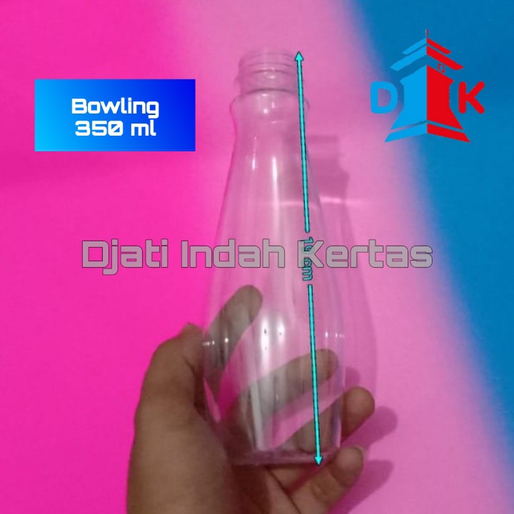 PROMO!!! Botol Minum Bening ( Bowling ) Sekali Pakai Uk 350 ml