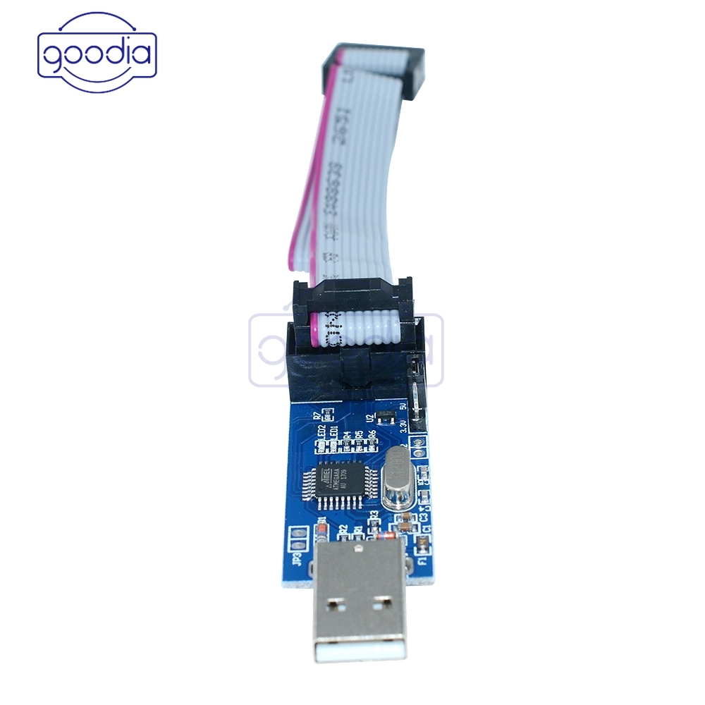 Kabel Adapter Usbasp Usbisp Avr 10 Pin Atmega8 Atmega128