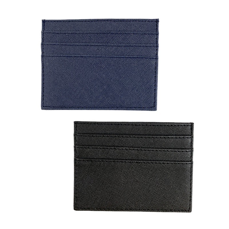 Dompet kartu tipis pria dan wanita model slim CARD HOLDER 6 kartu keren termurah meriah