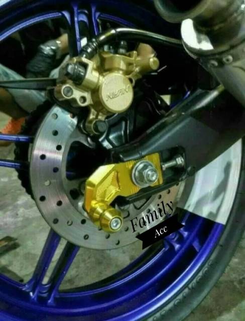 Jalu Baut Paddock - Pedok Variasi Stelan Rantai Yamaha R15 Xabre Universal Bisa tuk Motor Modifikasi