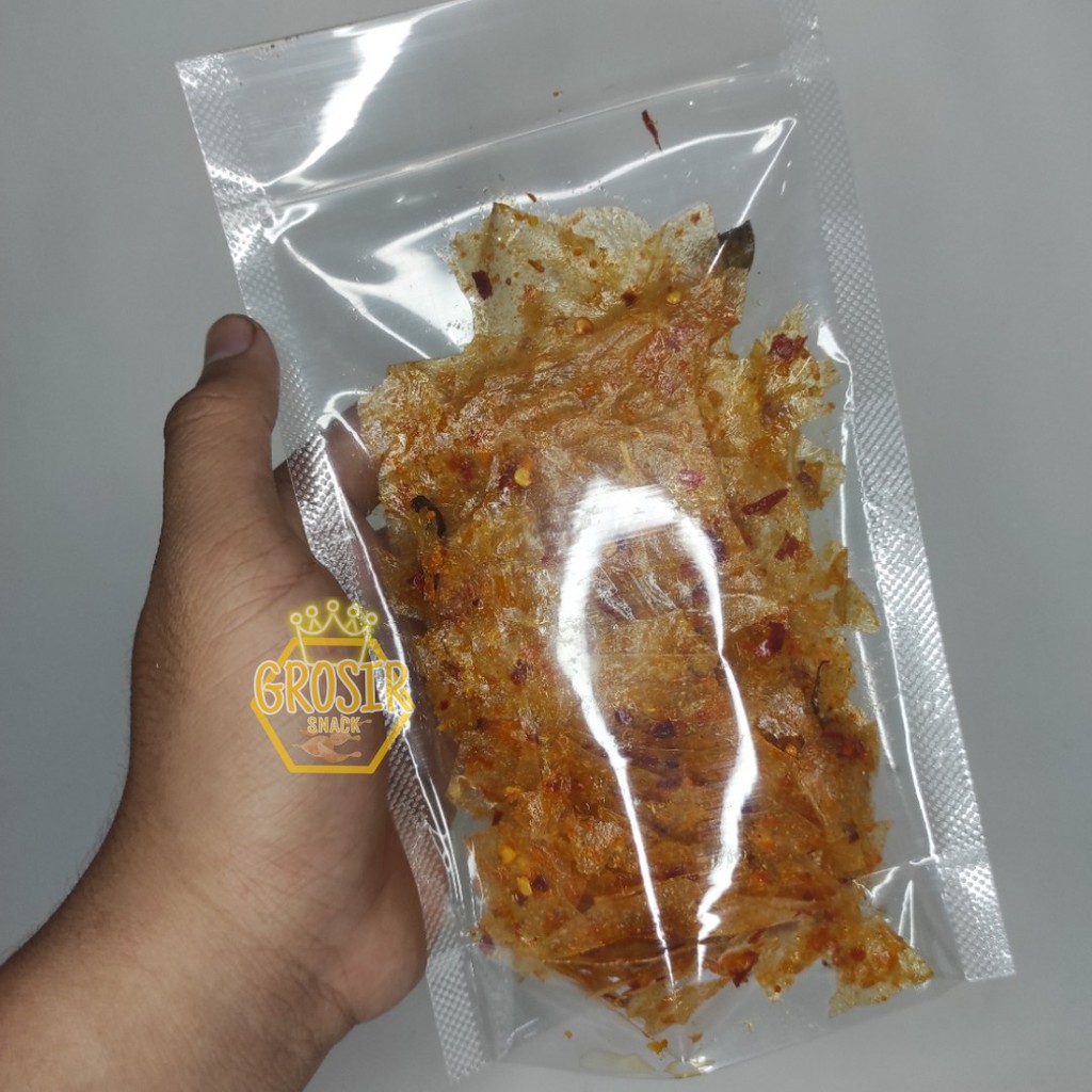 Keripik Kaca / Kripik Kaca / Kripca Beling 50gr Daun Jeruk Standing Pouch banyak pilihan rasa