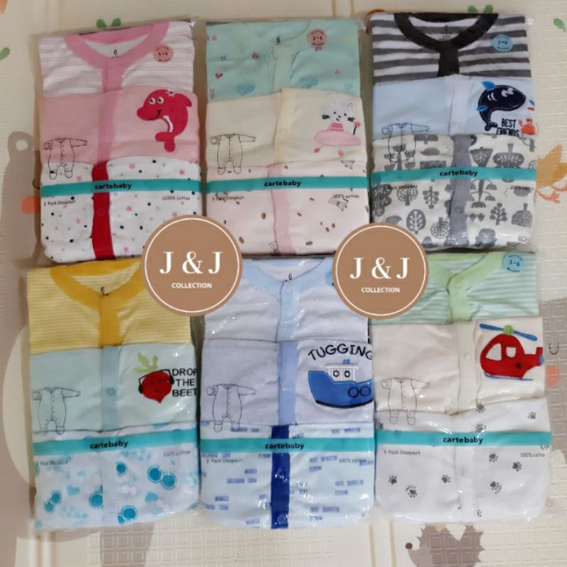 Sleepsuit Carter 3 in 1 tutup kaki