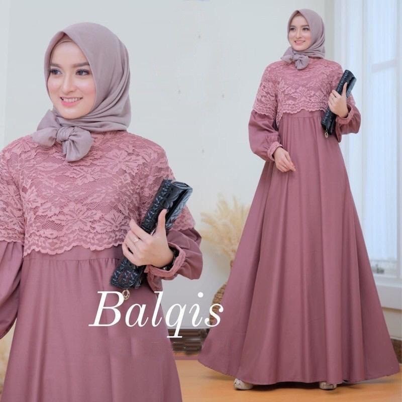 Balqis Dress / Dress Wanita Muslim