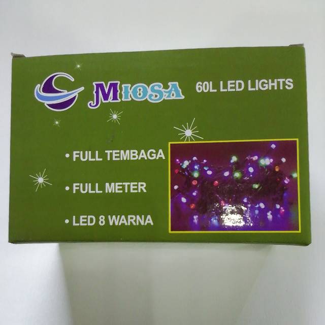 Lampu Hias Natal MS-60 LED SF-60 / Tumblr Light / LED Kabel Hitam