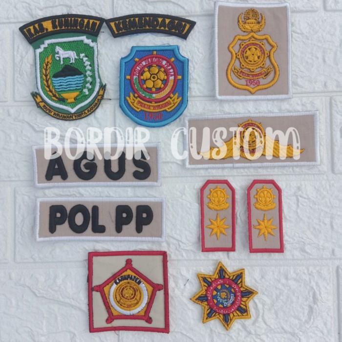 Pns | Bordiran Timbul 3D Satgas Pol-Pp