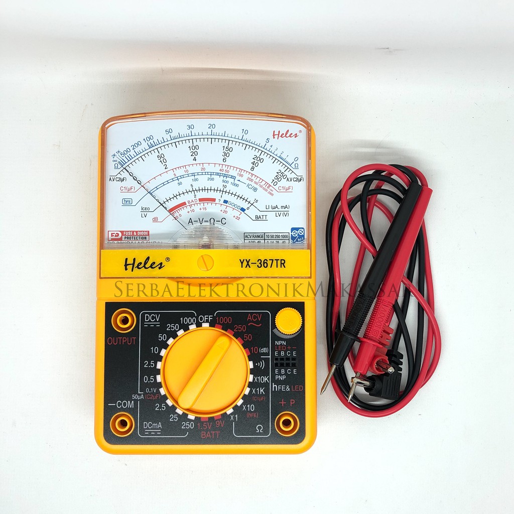 Multi Tester Avometer Multimeter Analog Heles YX-367TR