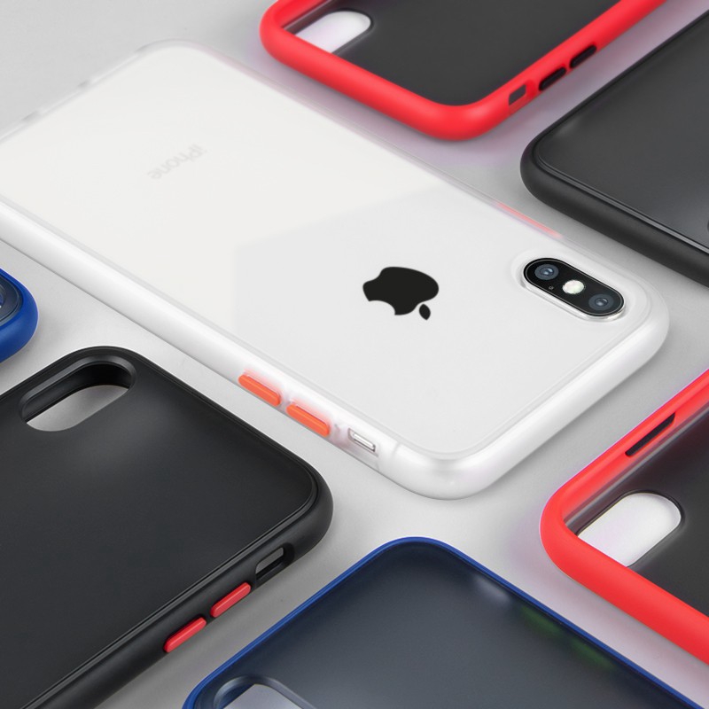 Skin feel TPU soft edge plastic hard case iPhone    11 casing