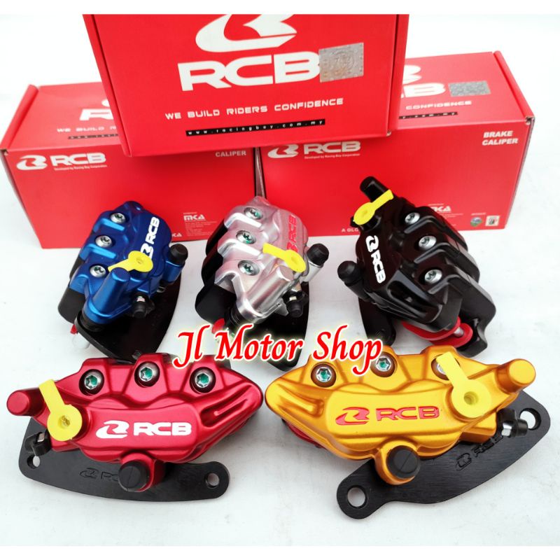 PALA BABI KALIPER CALIPER RCB NINJA 150 R RR SS S SERIES PNP Ready DEPAN BELAKANG