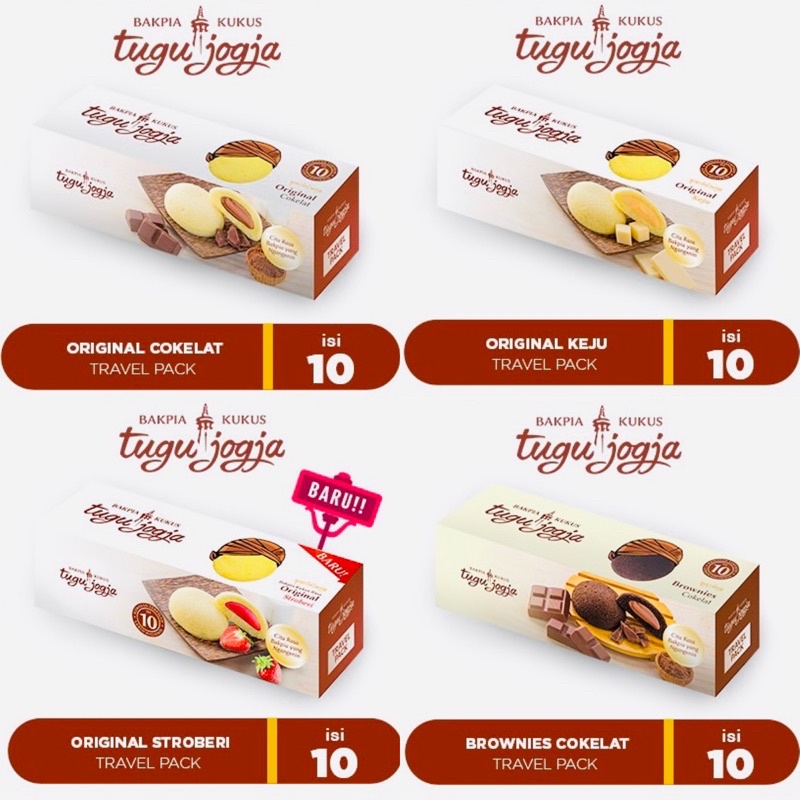 

Bakpia Kukus Tugu Jogja Travel Pack isi 5pc & 10pc