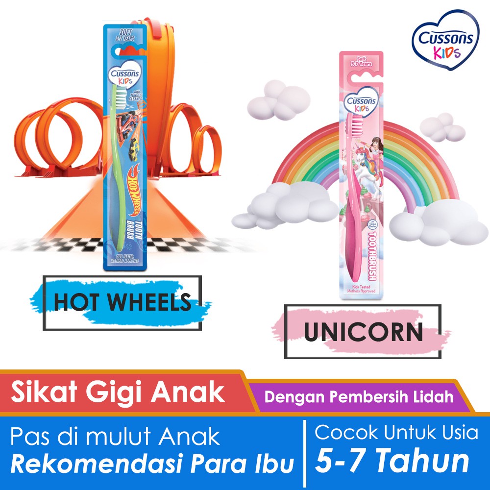 SIKAT GIGI ANAK - Pepsodent Kids, Master Kids, Cussons Kids Extra Soft Motif Menarik