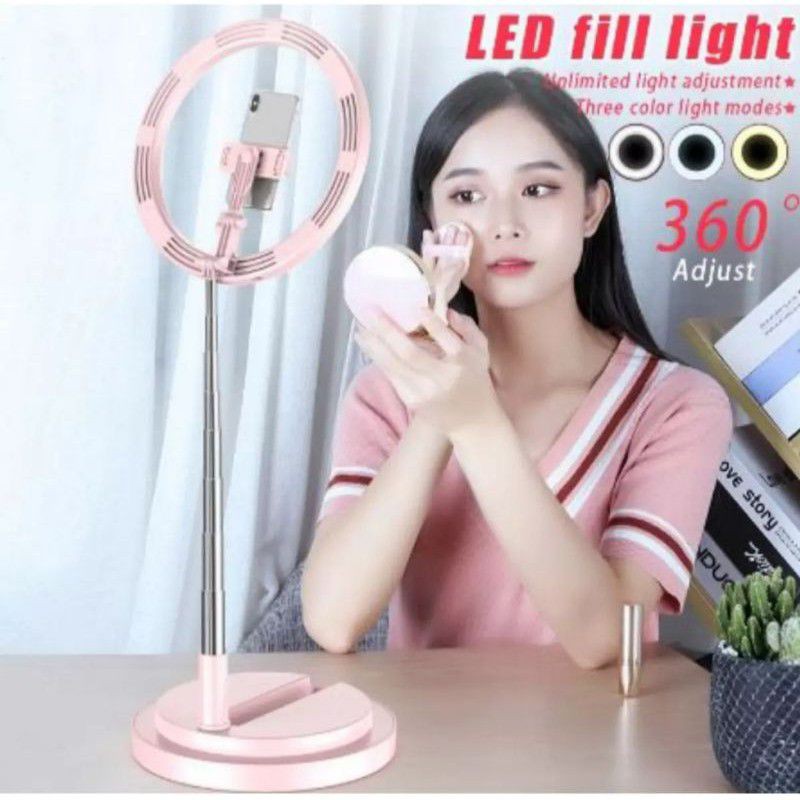 (MURAH)Tripod Cermin Ring Light LED/Tripod Selfie