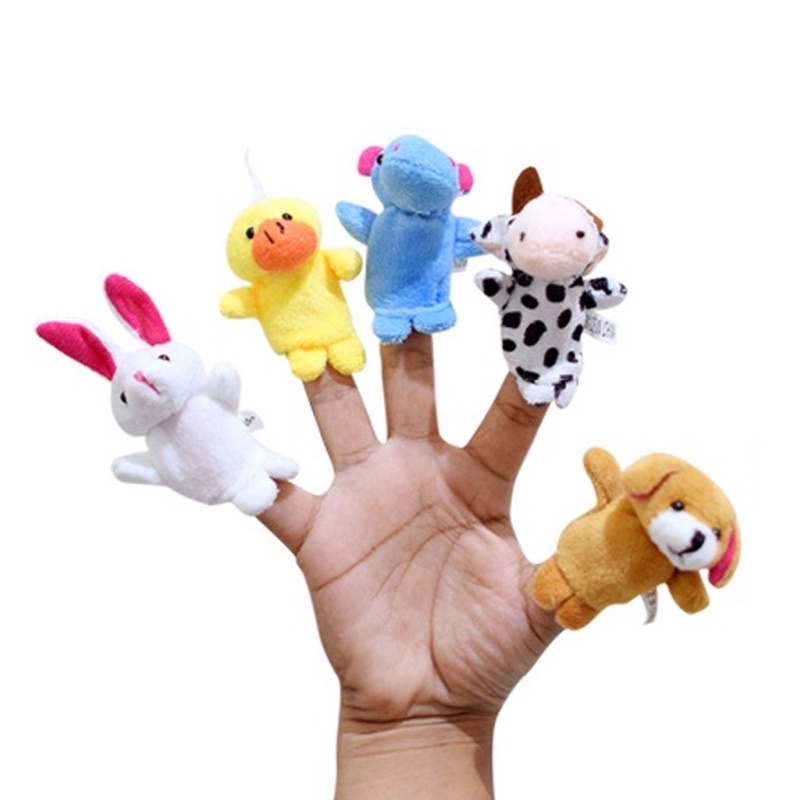 Boneka Tangan Hand Puppet Mainan Edukasi Anak Bayi Sensorik Boneka Binatang Belajar bercerita