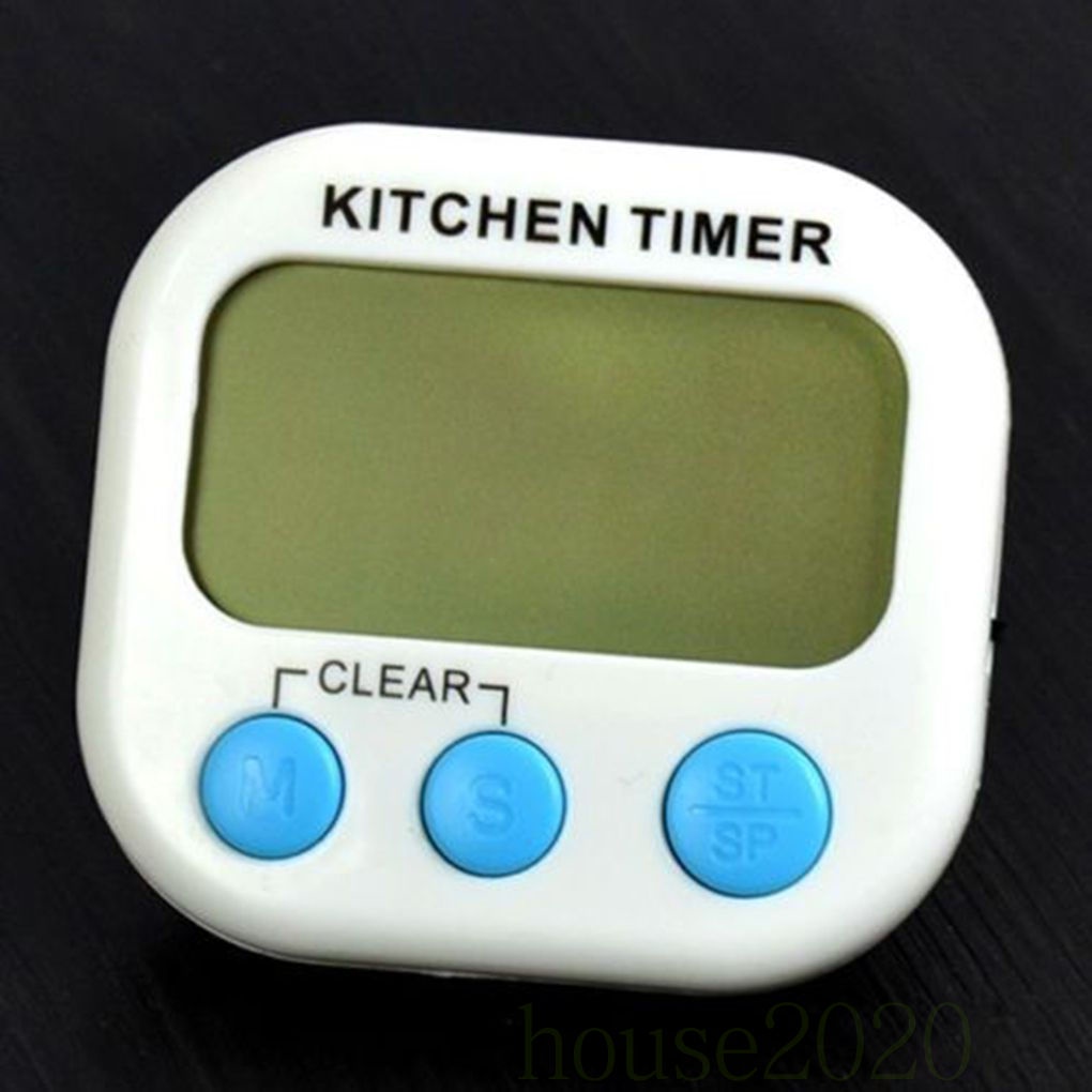 [house2020]Home Kitchen Cooking Digital Count Down Up Timer Sports Study Game Magnetic Loud Alarm Timmer