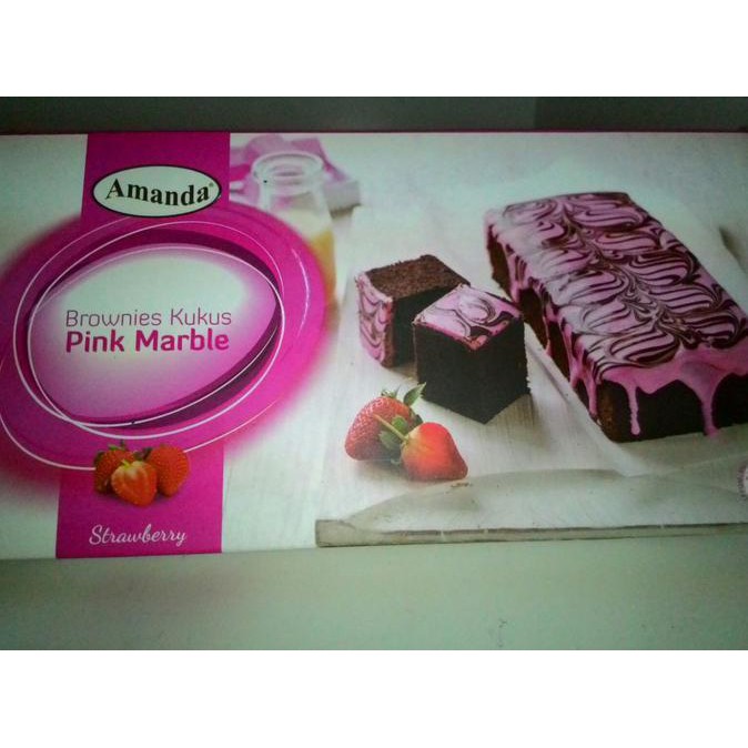 Jual Brownies Amanda Pink Marble Kab Sleman Aneka Camilan Jogja Tokopedia