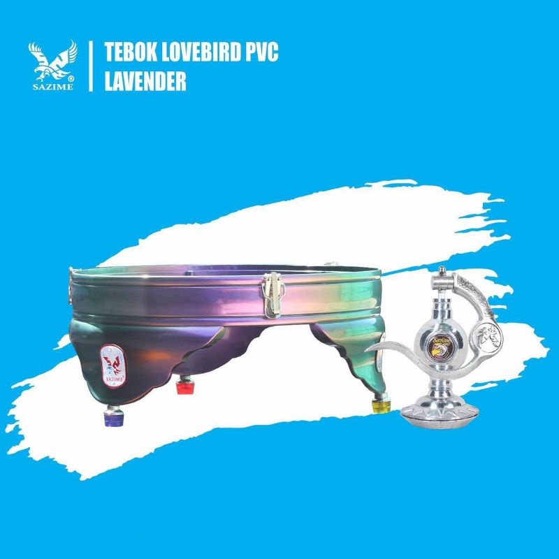 Tebok Lovebird PVC Sazime Lavender