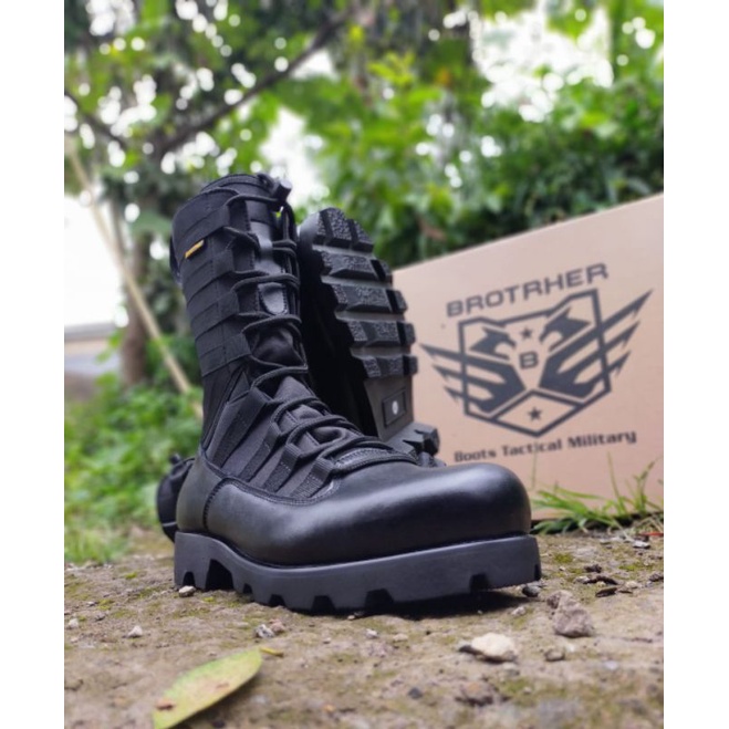 Sepatu pdl tni polri type ninja outsole rubber merk brotrher