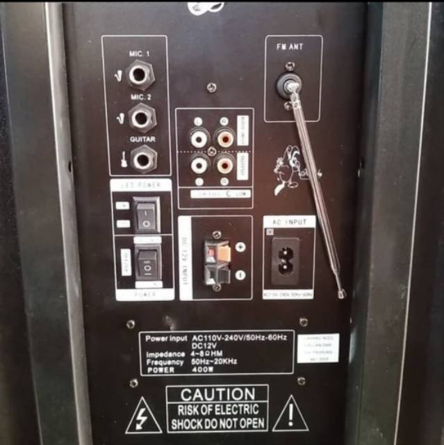 speaker aktif portable 15 inch saporo mars 15 meeting wireless aktiv s