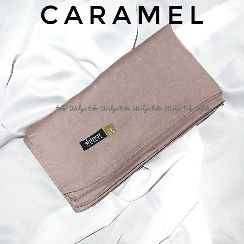 Shinar Glamour Ansania Square  - Jilbab Segiempat Sinar-CARAMEL